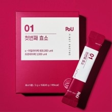 [만원의행복6-1] POU 콤부 발효 곡물 효소 19종 유산균 고역가수치 3g x 15포