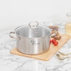 [홈셰프] 파르페 IH 스텐레스 양수냄비 20cm, hc0720s