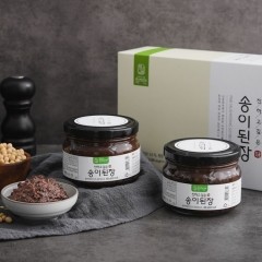 참자연 송이된장 400g X 2병(쇼핑백 포함 / 기념일 답례품)