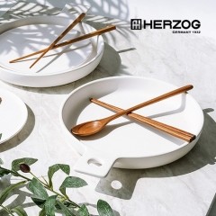 독일 헤르조그 원목 4인조 수저세트(숟가락 4개+젓가락 4벌)