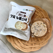 [심연상] 국산 유기농 퀴노아&7곡 누룽스낵 30g x 10개입