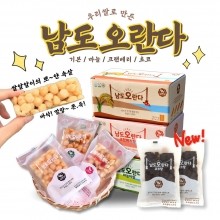 [심연상] 국산 쌀로 만든 바삭쫀득 남도 오란다 30g x 7개입 기본맛 초코맛 크랜베리맛 마늘맛