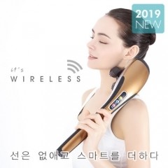 아이오랩 무선 핸디 마사지기 골드라이너 핸드안마기