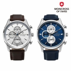 [SWITZERLAND MONCROSS]스위스몽크로스 남성 가죽시계 MS3891