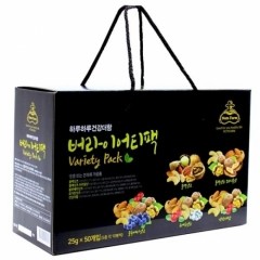 [넛츠팜] 건강더함 버라이어티팩 25g x 50개입